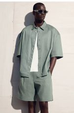 Cotton Shirt Green - Image 2