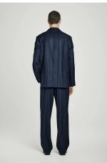 Straight Pants Navy - Image 2