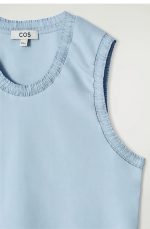 Cotton Pleated Vest - Image 5