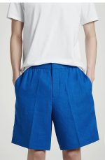 Linen Shorts Blue