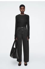 Standard Barrel Mid-waist Denim Black