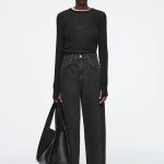 Standard Barrel Mid-waist Denim Black