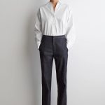 Denim Straight Trousers Blue