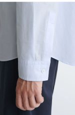 Cotton Shirt Blue - Image 3