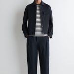Cotton Barrel Pants Navy