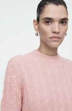 Standard Round-neck Blend Texture Knitwear - Image 2