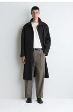 Cotton Pleated Pants