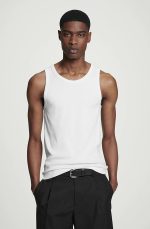 Sleeveless Vest White