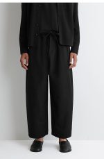 Drawstring Pants Black - Image 2