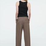 Wool Straight Trousers