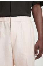 Linen Shorts Pink - Image 3