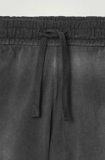 Knitted Drawstring Shorts Black - Image 4