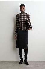 Merino Turtleneck Top Brown - Image 2