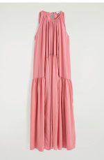 Pleated Dress Pink - Image 4