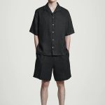 Linen Shorts Black