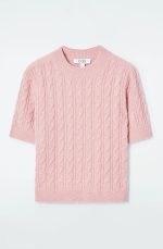 Standard Round-neck Blend Texture Knitwear - Image 3