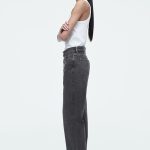 Column Standard High Waist Straight Denim