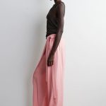 Lace-Up Trousers Pink