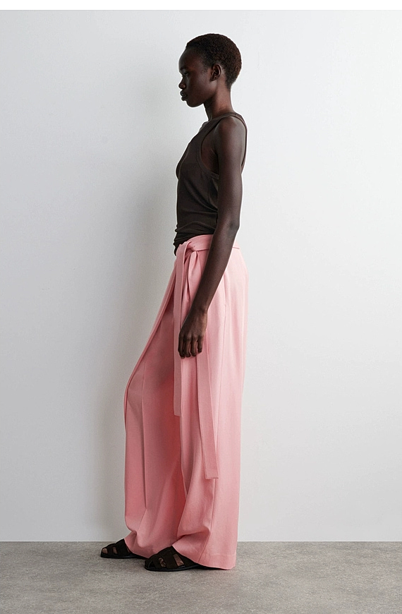 O1CN01IDIijA1u7vtFLlLpz_!!4101595991 Lace-Up Trousers Pink - Image 1