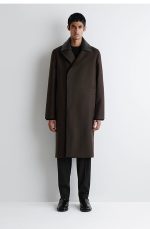 Leather Coat Brown