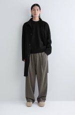 Wool Round-Neck Pullover Black - Image 2