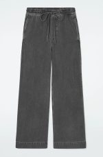 Denim Drawstring Pants - Image 4