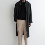 Cotton Straight Pants Beige