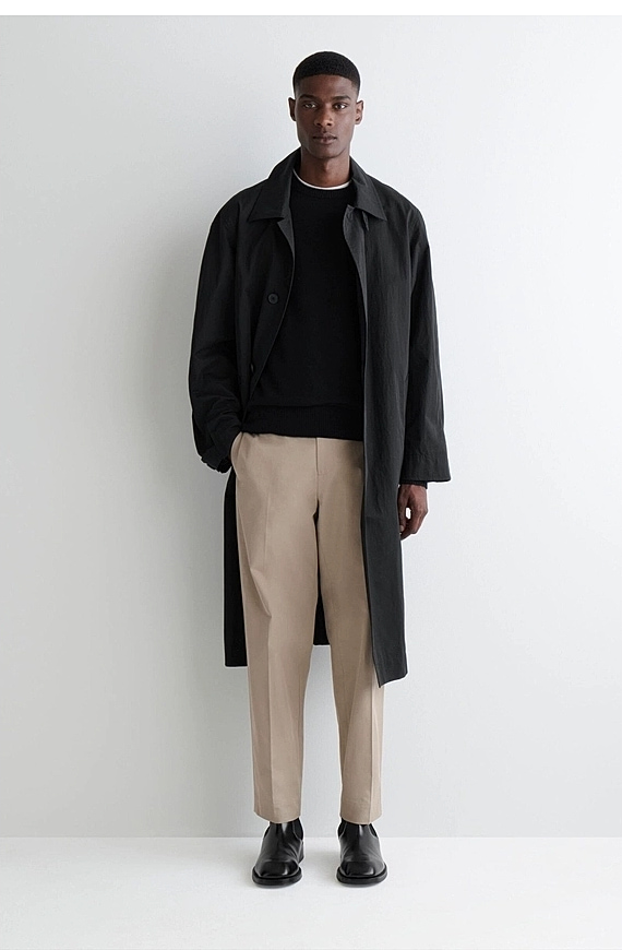 O1CN01IV98221u7vurvHyAx_!!4611686018427380567-0-item_pic Cotton Straight Pants Beige - Image 1