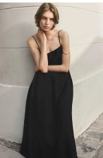 Linen Pleated Dress - Image 2
