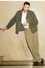 Single-Breasted Jacket Khaki - Image 2