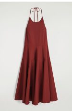 Cotton Lace-Up Dress - Image 3