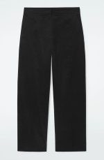 Corduroy Straight Pants Black - Image 4