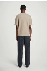 Knitted T-Shirt Beige - Image 2