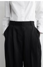 Wide-Leg Pants Black - Image 3