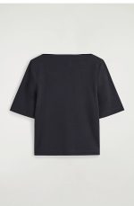 Cotton T-Shirt Navy - Image 4