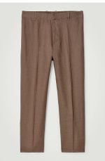 Linen Trousers Brown - Image 3