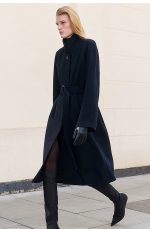 Wool Coat Navy - Image 2