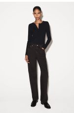 Long-Sleeve Top Black - Image 2