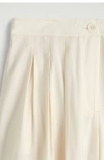 Pleated Pants Beige - Image 5