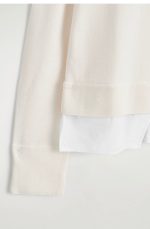 Height Jgg Patchwork Merino Wool Knitwear Beige - Image 5