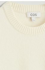 Wool Round-Neck Pullover White - Image 5