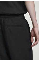 Linen Shorts Black - Image 3