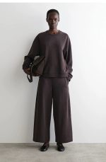 Cotton Round-Neck Hoodie - Image 2