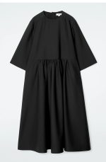 Wool Round-Neck Dress - Image 3