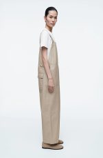 Wide-Leg Jumpsuit Beige - Image 2