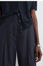 Pleated Regular Pants - Image 3