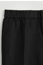 Linen Shorts Black - Image 5