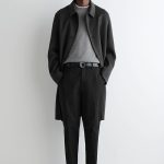 Cotton Straight Pants Black