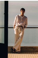 Denim Pleated Pants - Image 2