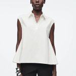 Cotton Sleeveless Shirt White